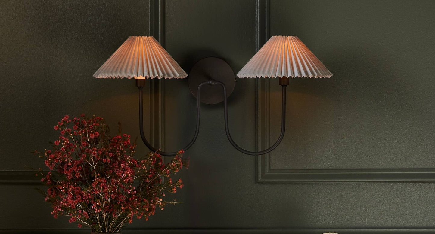 Rosa Double Sconce
